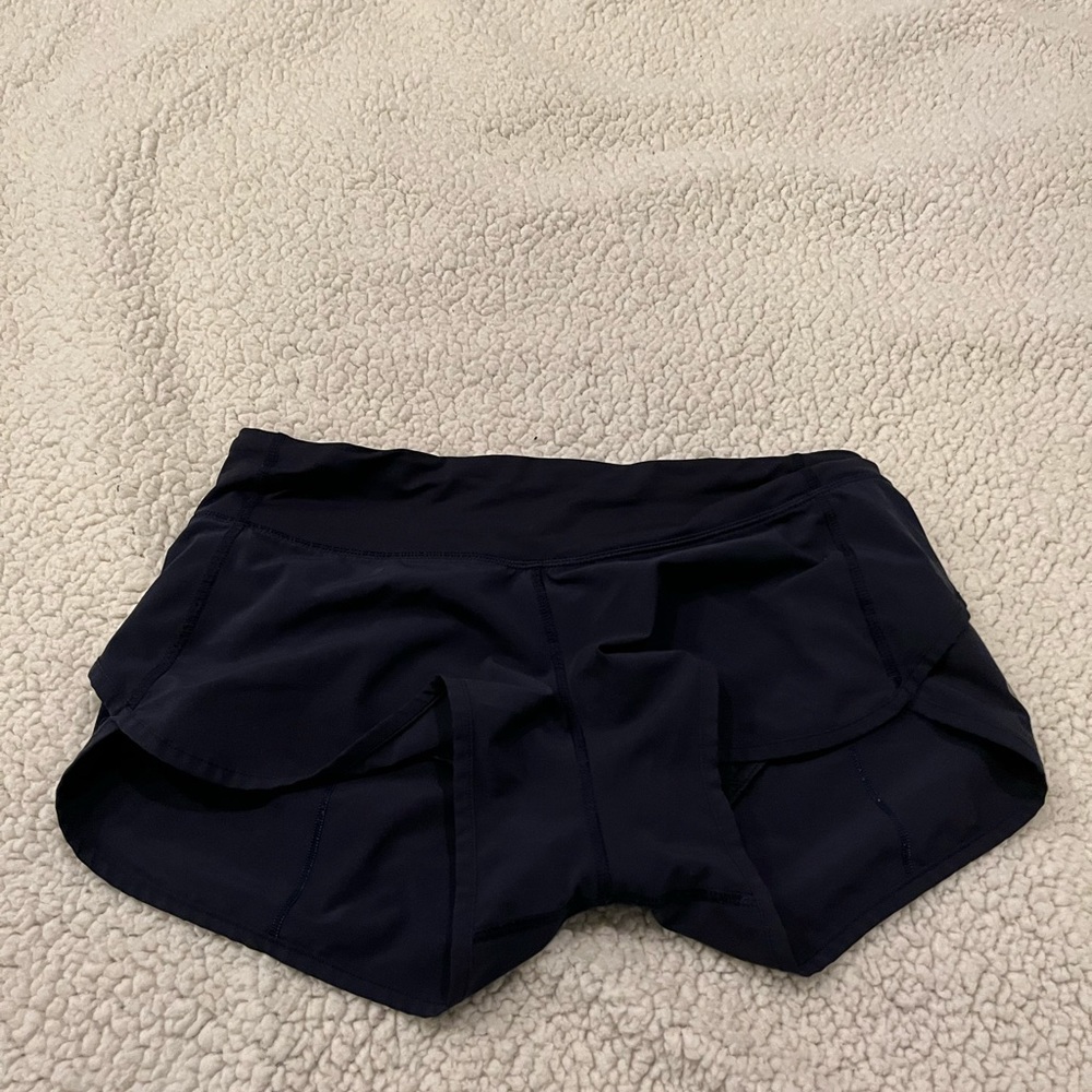 Like new Lululemon shorts- speed up lined shorts